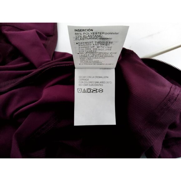 Under Armour Womens UA Meridian Fitted Jacket XS Plum Purple Polyester Blend - Picture 9 of 11